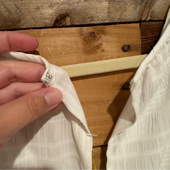 NWT Ramy Brook Kris Plaid Smocked Waist Mini Dress Or Swim Cover White Size L - Picture 13 of 15